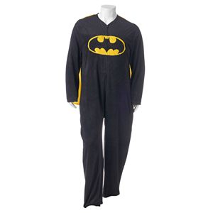 Big & Tall DC Comics Batman Microfleece Union Suit with Cape
