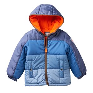 Boys 4-7 OshKosh B'gosh® Quilted Colorblock Hooded Jacket