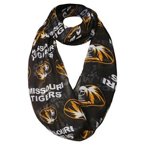 Women's Forever Collectibles Missouri Tigers Logo Infinity Scarf