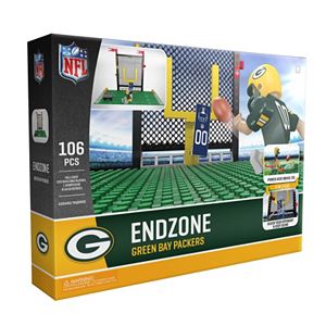 OYO Sports Green Bay Packers 106-Piece Endzone Building Block Set
