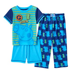 Toddler Boy Peppa Pig George 3-pc. Pajama Set