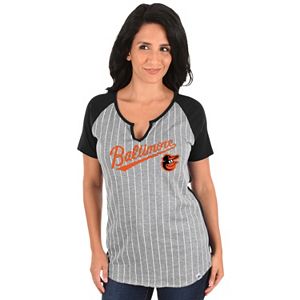 Women's Majestic Baltimore Orioles From the Stretch Tee