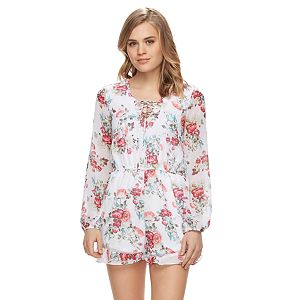 Disney's Beauty and the Beast Juniors' Floral Romper