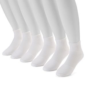 Men's Under Armour 6-pack Charged Cotton 2.0 Performance Quarter Socks