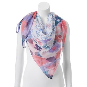 Apt. 9® Watercolor Floral Square Scarf