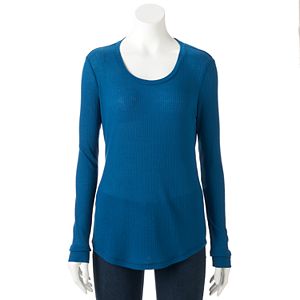 Women's SONOMA Goods for Life™ Essential Ribbed Scoopneck Tee