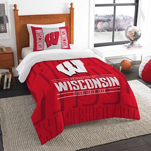 Wisconsin Badgers Modern Take Twin Comforter Set by Northwest