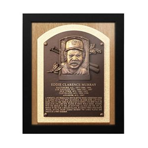 Baltimore Orioles Eddie Murray Baseball Hall of Fame Framed Plaque Print