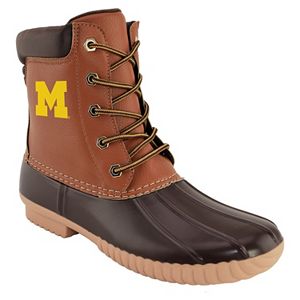 Men's Michigan Wolverines Duck Boots