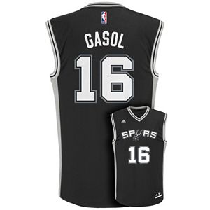 Men's adidas San Antonio Spurs Pau Gasol NBA Replica Jersey