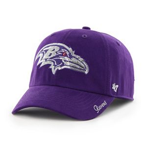 Women's '47 Brand Baltimore Ravens Sparkle Adjustable Cap