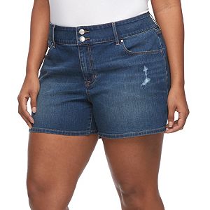 Plus Size Apt. 9® Modern Fit Jean Shorts