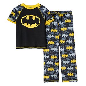 Boys 4-20 DC Comics Batman Digi Camo 2-Piece Pajama Set