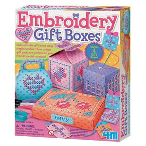 4M Make-Your-Own Embroidery Gift Boxes Craft Kit