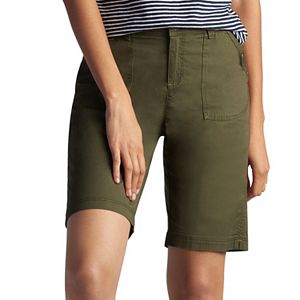 Women's Lee Beatrix Relaxed Fit Twill Bermuda Shorts