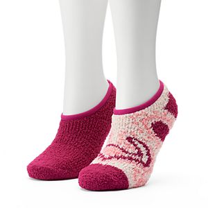 Women's SONOMA Goods for Life™ 2-pk. Paisley Low-Cut Cozy Gripper Socks