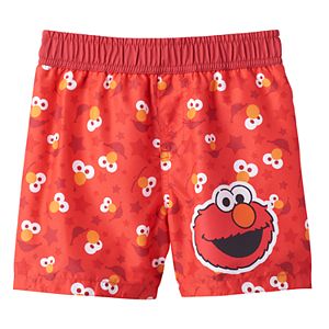 Baby Boy Sesame Street Elmo Swim Shorts
