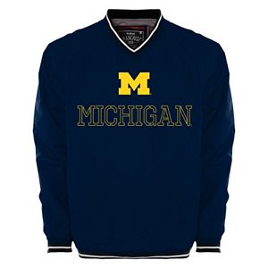 Men's Franchise Club Michigan Wolverines Trainer Windshell Pullover