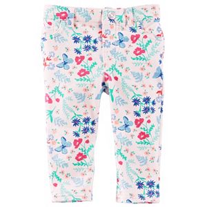 Baby Girl OshKosh B'gosh® Floral Butterfly Print Pants