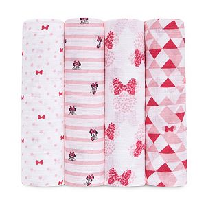 Disney's Minnie Mouse 4-pk. Swaddling Wraps from aden by aden + anais