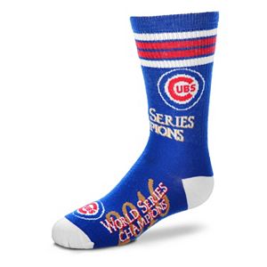 Youth For Bare Feet Chicago Cubs 2016 World Series Champions Team Color Crew Socks