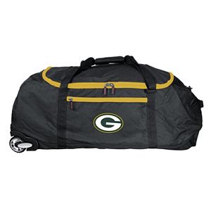 Green Bay Packers Wheeled Collapsible Duffle Bag