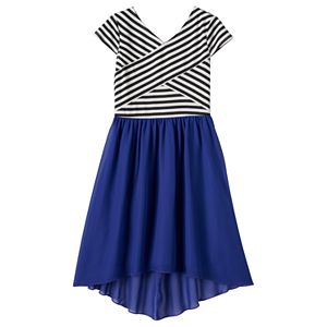Girls Plus Size Speechless High-Low Striped Dress