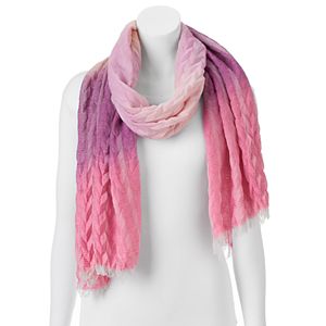 Manhattan Accessories Co. Crinkle Ombre Oblong Scarf