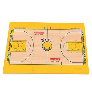 Golden State Warriors Replica Basketball Court Foam Puzzle Floor