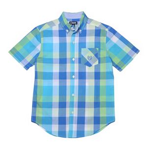 Boys 4-20 Chaps Plaid Button-Down Shirt