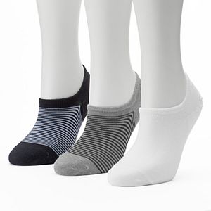 Women's SONOMA Goods for Life™ 3-pk. Striped Non-Slip Liner Socks