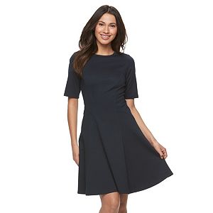 Women's Sharagano Ponte Fit & Flare Dress