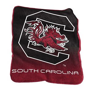 Logo Brand South Carolina Gamecocks Raschel Throw Blanket
