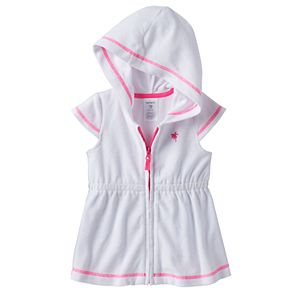 Baby Girl Carter's Hooded Terry Cover-Up
