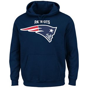 Big & Tall Majestic New England Patriots Pullover Hoodie