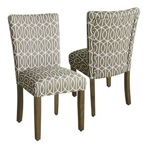 HomePop Finley Parson Dining Chair 2-piece Set