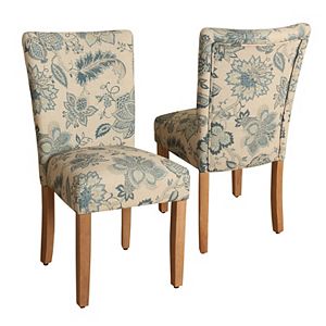 HomePop Lexie Floral Dining Chair 2-piece Set