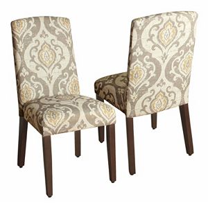 HomePop Suri Curved Back Dining Chair 2-piece Set