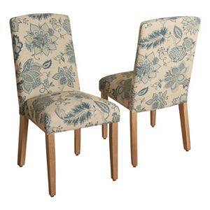 HomePop Lexie Curved Back Dining Chair 2-piece Set