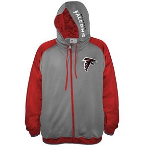 Big & Tall Majestic Atlanta Falcons Fleece Full-Zip Hoodie