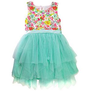 Girls 4-6x Nanette Floral Tulle Dress