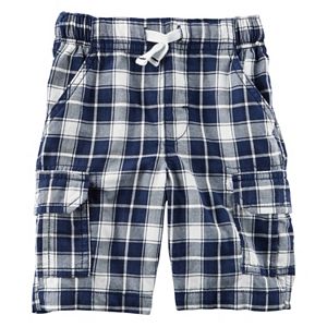 Baby Boy Carter's Plaid Midtier Cargo Shorts