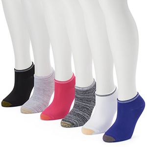 Women's GOLDTOE 6-pk. Striped Soft Liner Socks