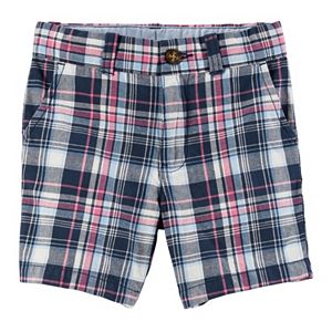 Boys 4-8 Carter's Plaid Shorts