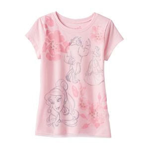 Disney's Beauty and the Beast Girls 4-7 Belle & Beast Sketch Graphic Tee by Jumping Beans®