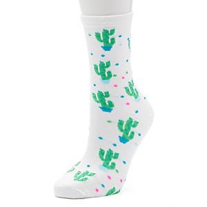Women's Cactus Crew Socks