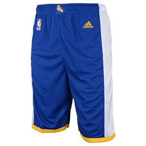 Toddler adidas Golden State Warriors Road Replica Shorts