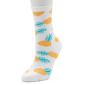 Women's Pineapple Crew Socks