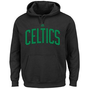 Big & Tall Majestic Boston Celtics Logo Hoodie
