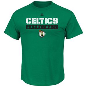 Big & Tall Majestic Boston Celtics Team Color Tee
